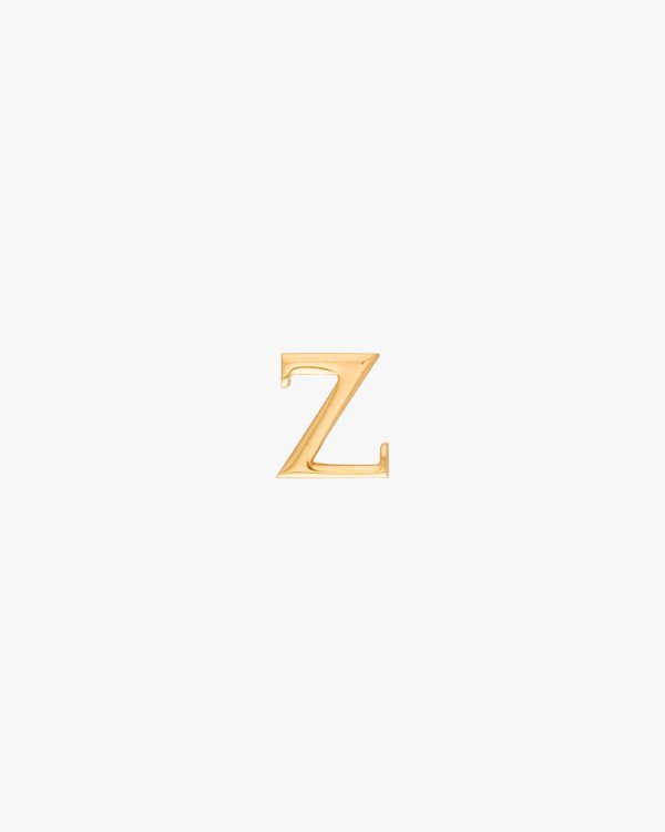 Gold My Character sliding metal letter