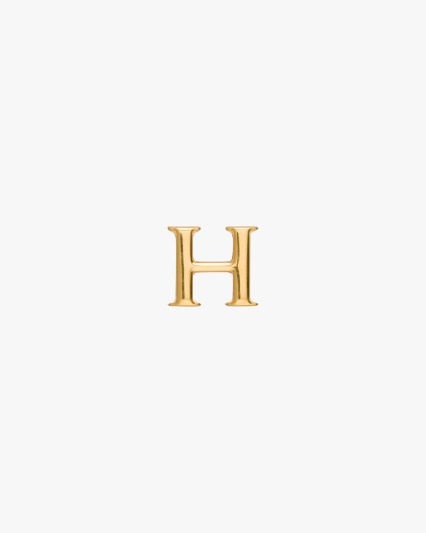Gold My Character sliding metal letter
