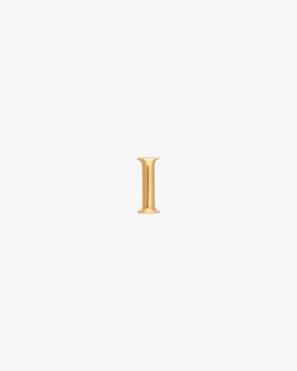 Gold My Character sliding metal letter