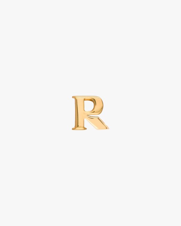 Gold My Character sliding metal letter