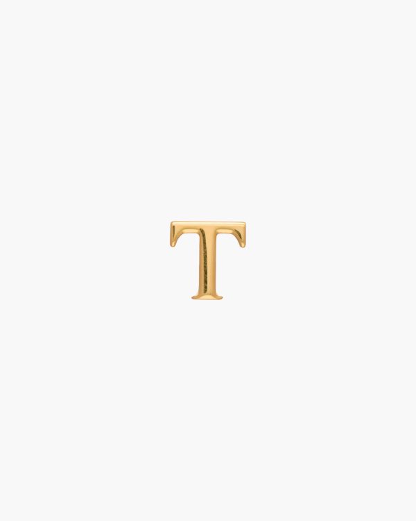 Gold My Character sliding metal letter