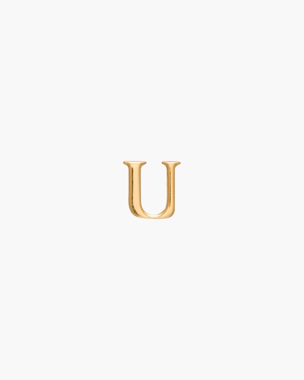 Gold My Character sliding metal letter