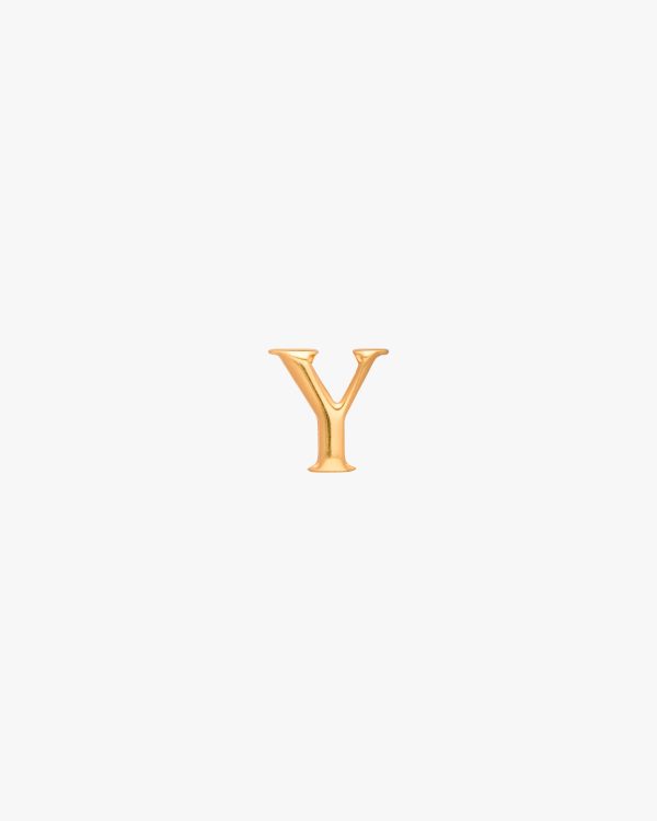 Gold My Character sliding metal letter