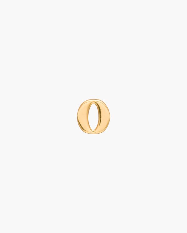 Gold My Character sliding metal letter