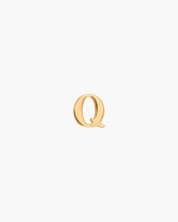 Gold My Character sliding metal letter