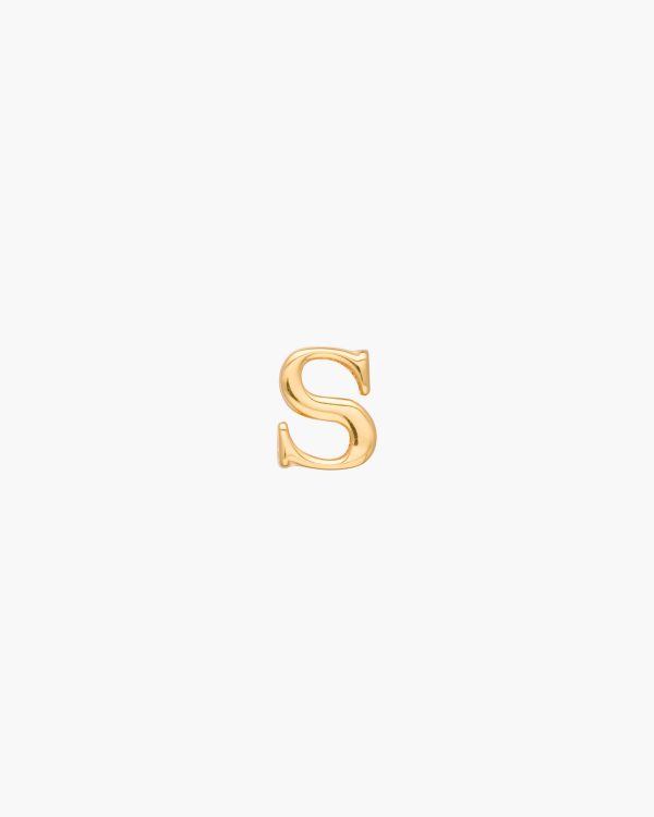 Gold My Character sliding metal letter