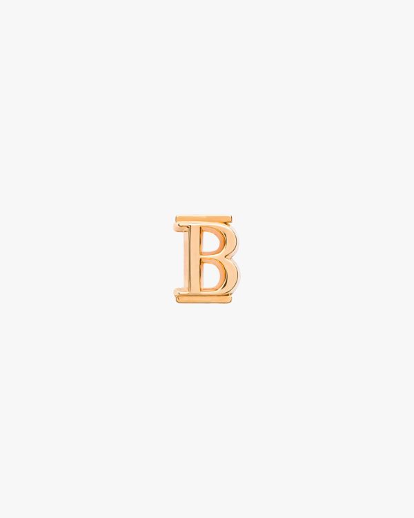 Gold My Character slot metal letter