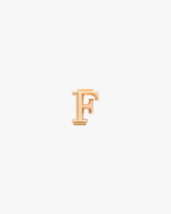 Gold My Character slot metal letter