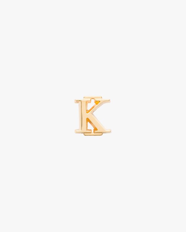 Gold My Character slot metal letter