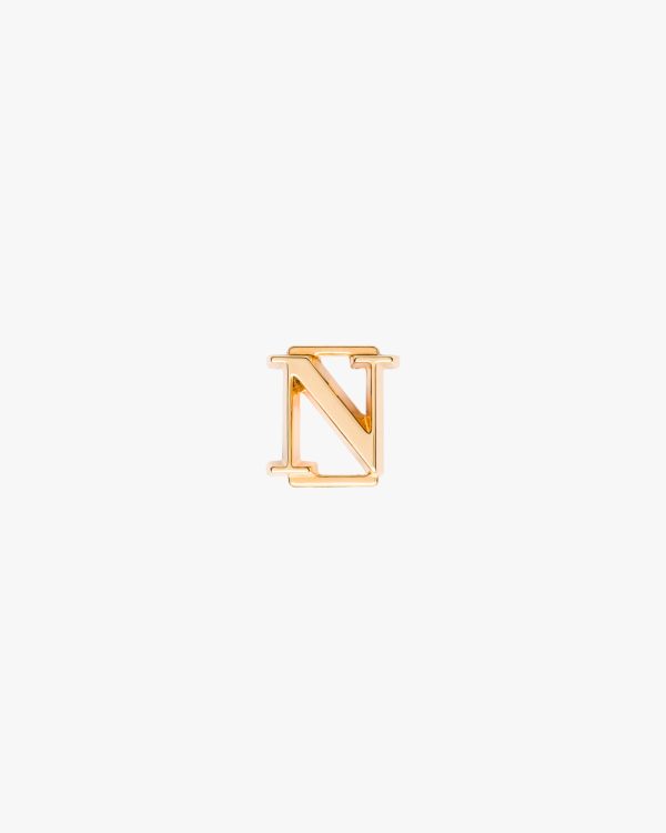 Gold My Character slot metal letter