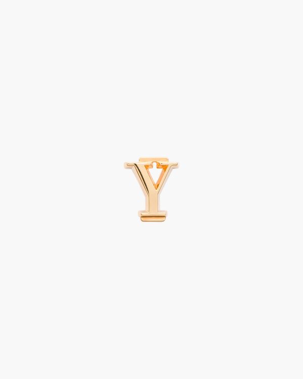 Gold My Character slot metal letter