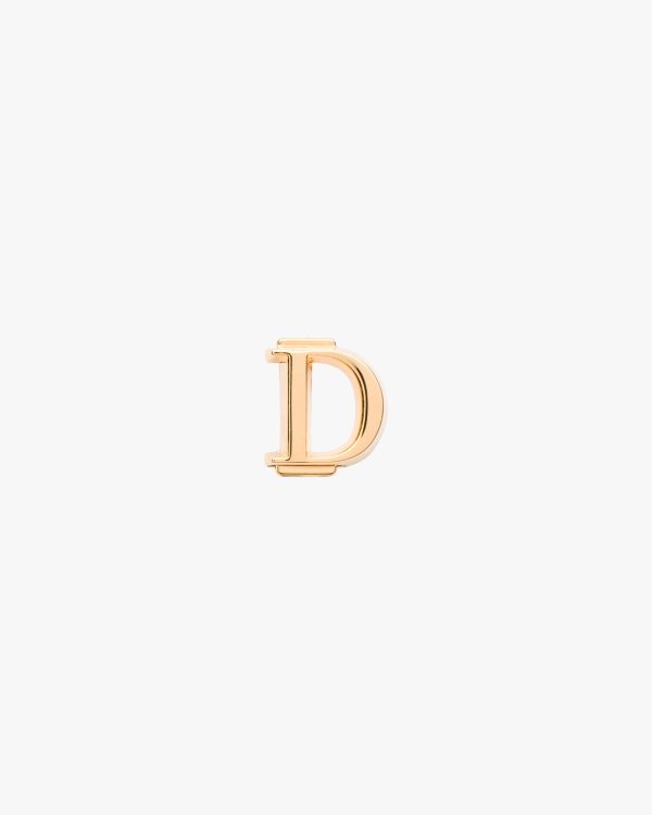 Gold My Character slot metal letter
