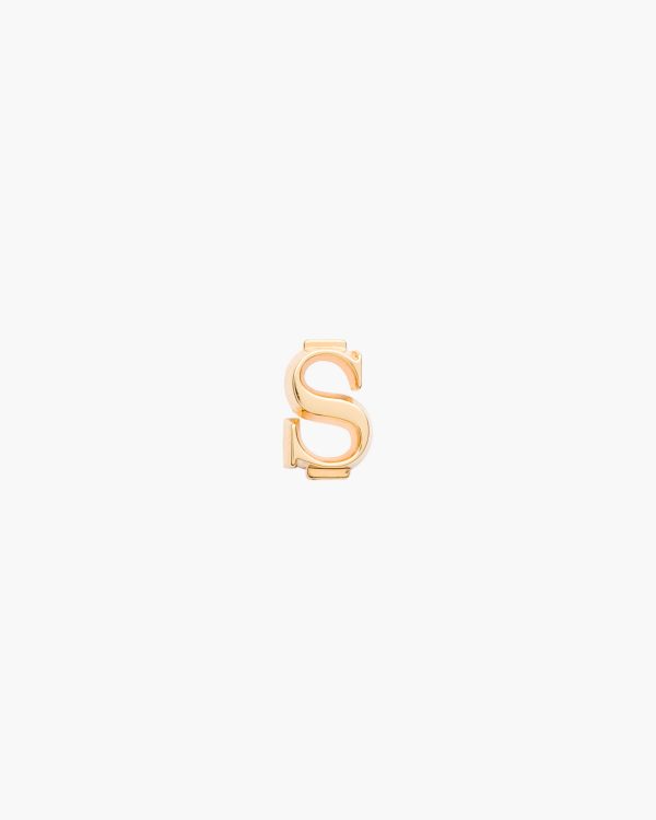 Gold My Character slot metal letter
