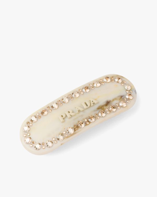 Ivory Plex Hair Clip - Image 3