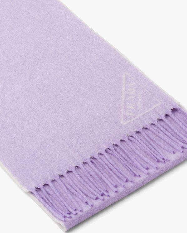 Lilium/talc Double cashmere scarf - Image 2