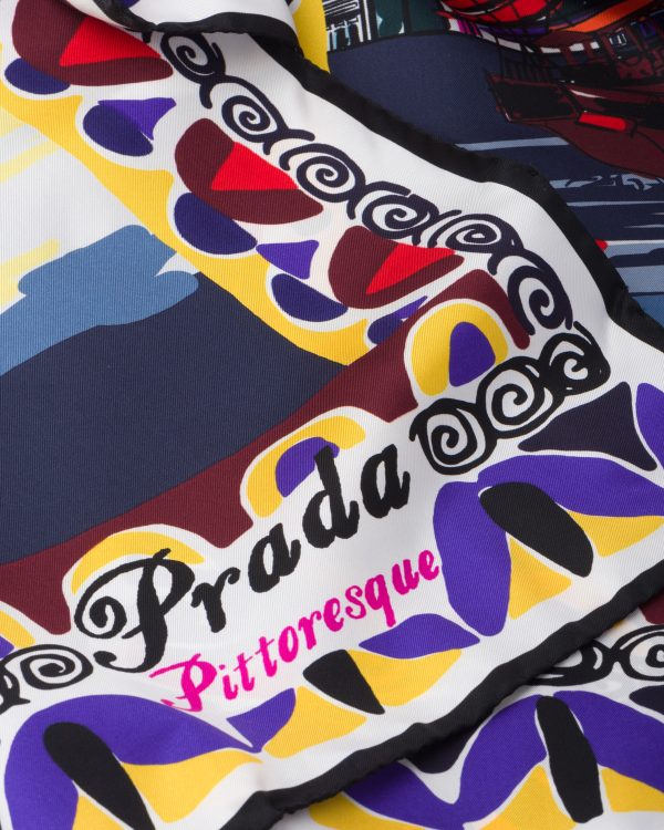 Mauve Silk scarf - Image 2