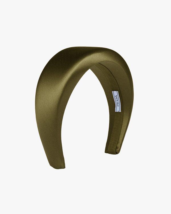 Military Green Satin Headband