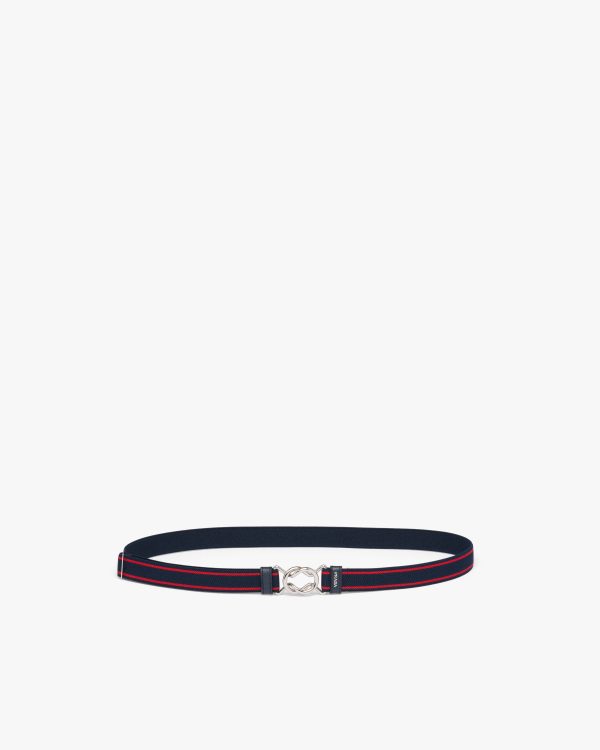 Navy Elasticized Belt
