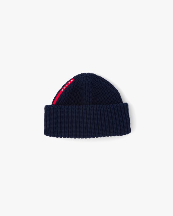 Navy Tec Rec Nylon Ribbed Beanie