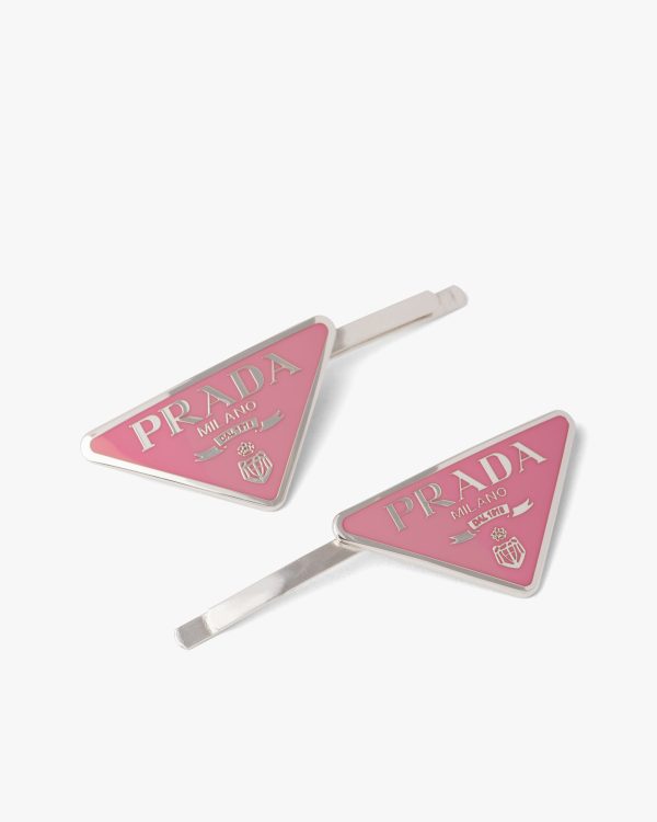 Petal Pink Metal hair clips - Image 3