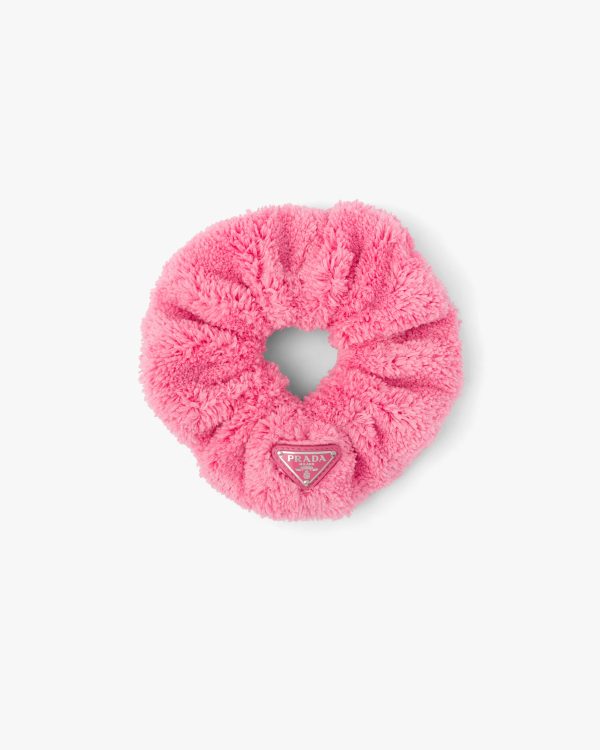 Petal Pink Terry scrunchie