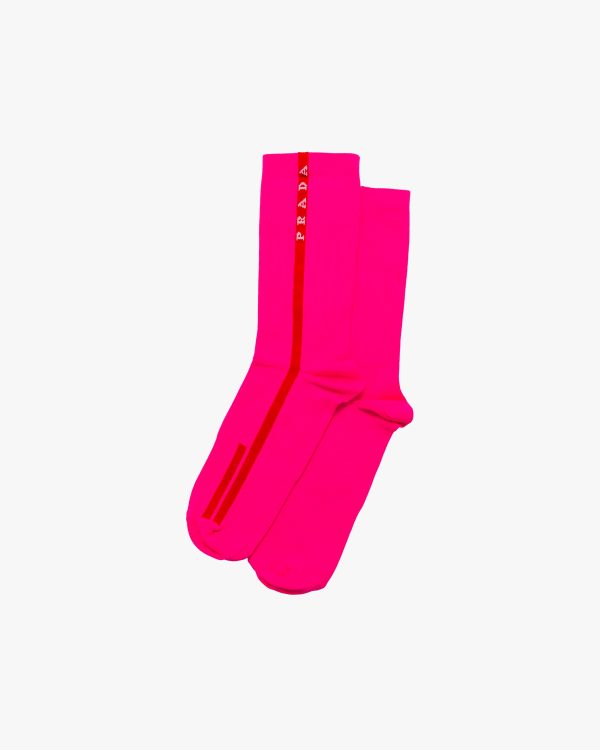 Pink Nylon socks