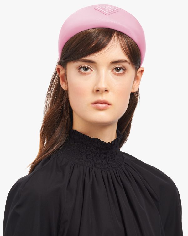 Pink Re-Nylon headband - Image 2
