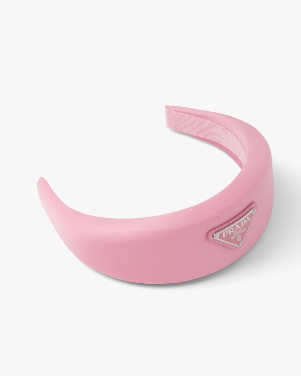Pink Re-Nylon headband - Image 3