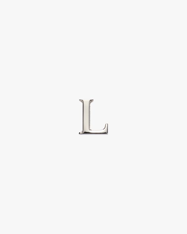 Polished Steel My Character sliding metal letter