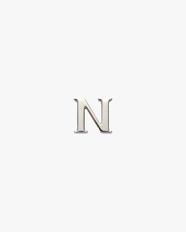 Polished Steel My Character sliding metal letter