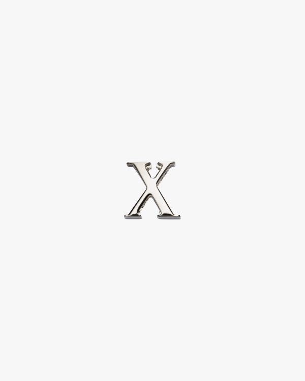 Polished Steel My Character sliding metal letter