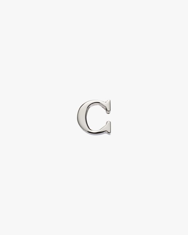Polished Steel My Character sliding metal letter