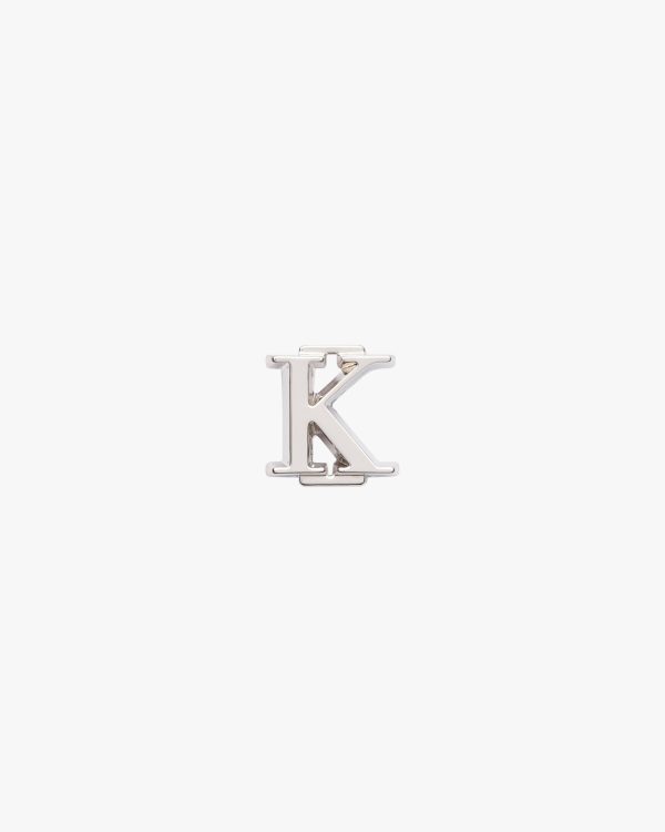 Polished Steel My Character slot metal letter