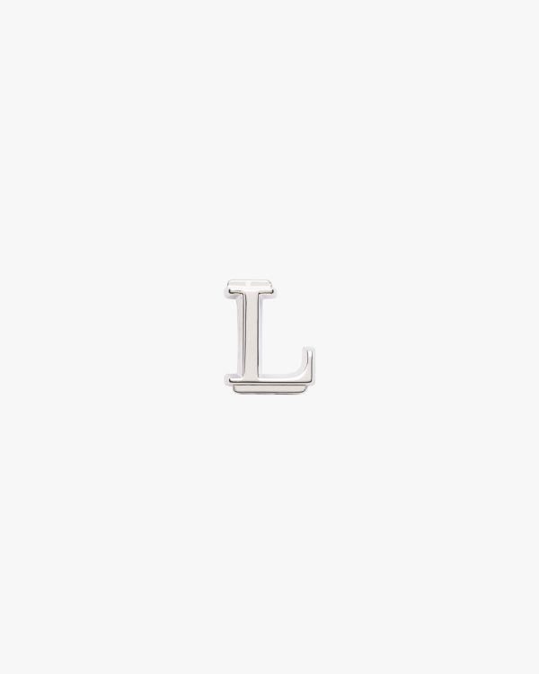 Polished Steel My Character slot metal letter