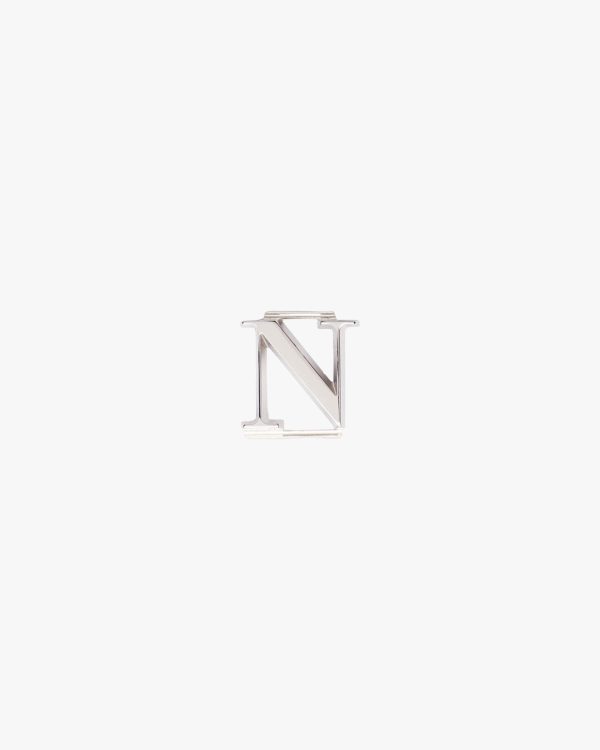 Polished Steel My Character slot metal letter