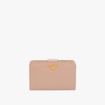 Powder Pink Large Saffiano Leather Wallet