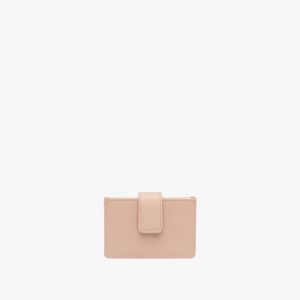 Powder Pink Large Saffiano Leather Wallet - Image 6