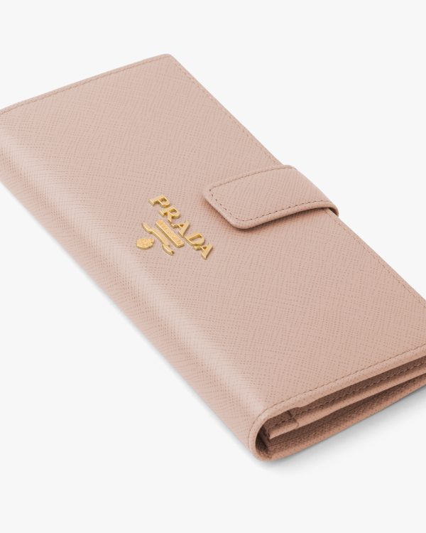 Powder Pink Large Saffiano leather wallet - Image 6
