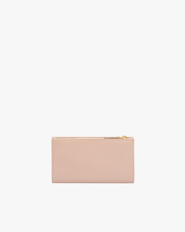 Powder Pink Large Saffiano leather wallet - Image 5