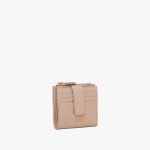Powder Pink / Peach Leather wallet