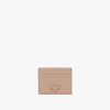 Powder Pink Saffiano Leather Card Holder
