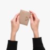 Powder Pink Saffiano Leather Card Holder - Image 2