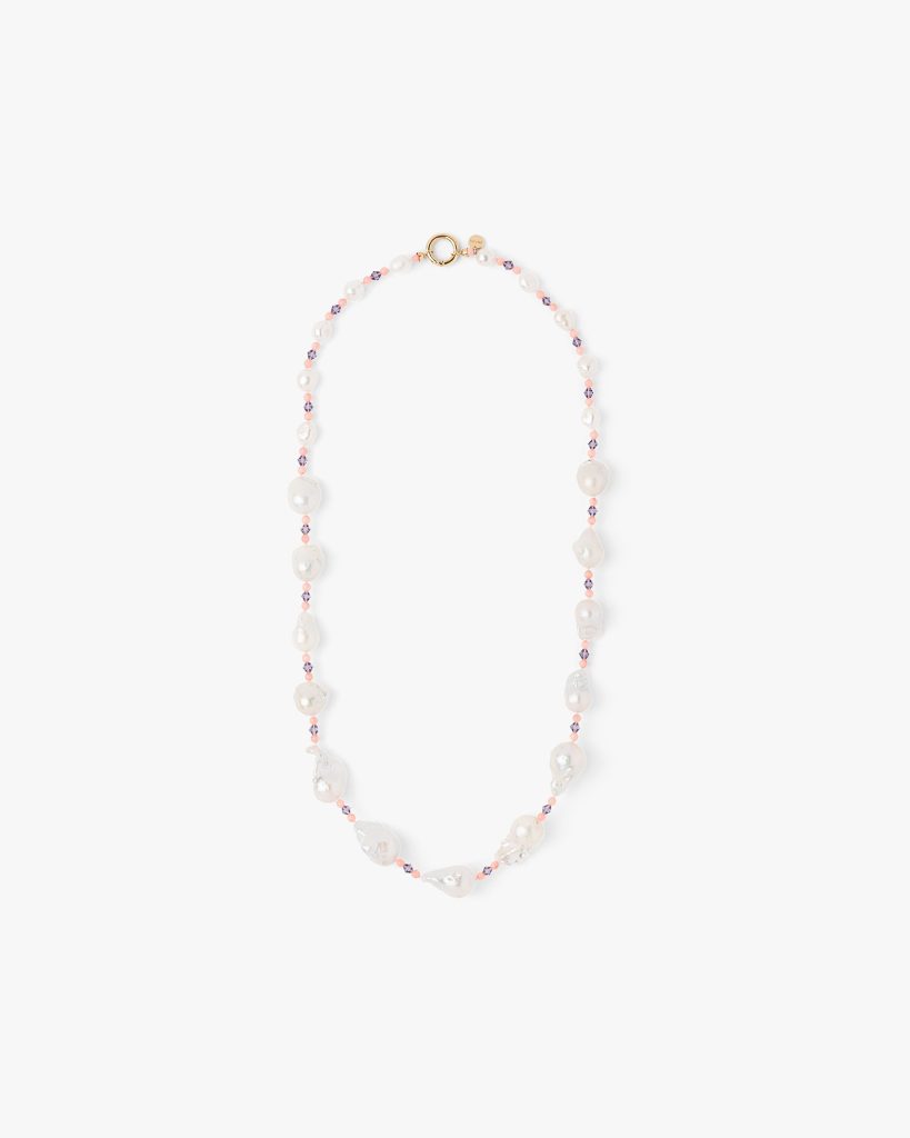Powder Pink Saffiano belt