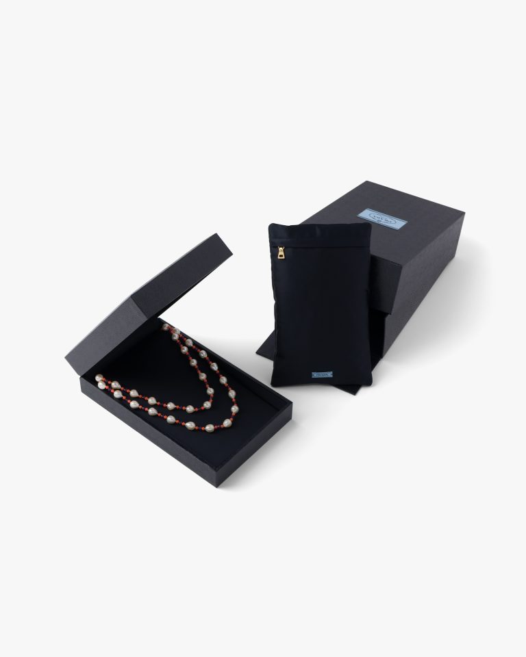 Powder Pink Saffiano belt - Image 3