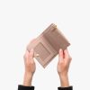 Powder Pink Small Saffiano Leather Wallet - Image 3