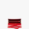 Powder Pink/fiery Red Large Saffiano Leather Wallet - Image 2
