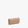 Powder Pink/fiery Red Large Saffiano Leather Wallet - Image 4