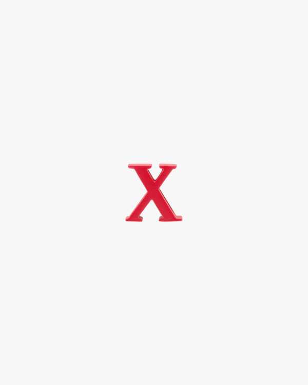 Red My Character sliding metal letter