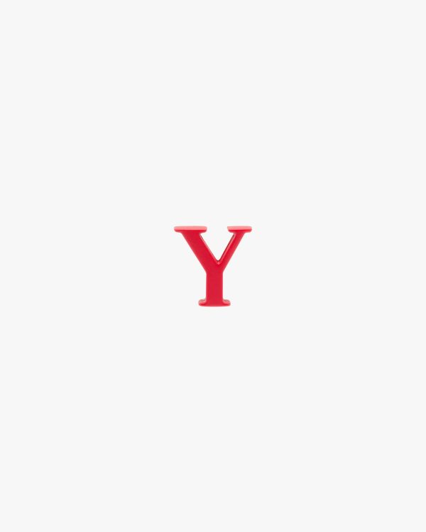 Red My Character sliding metal letter
