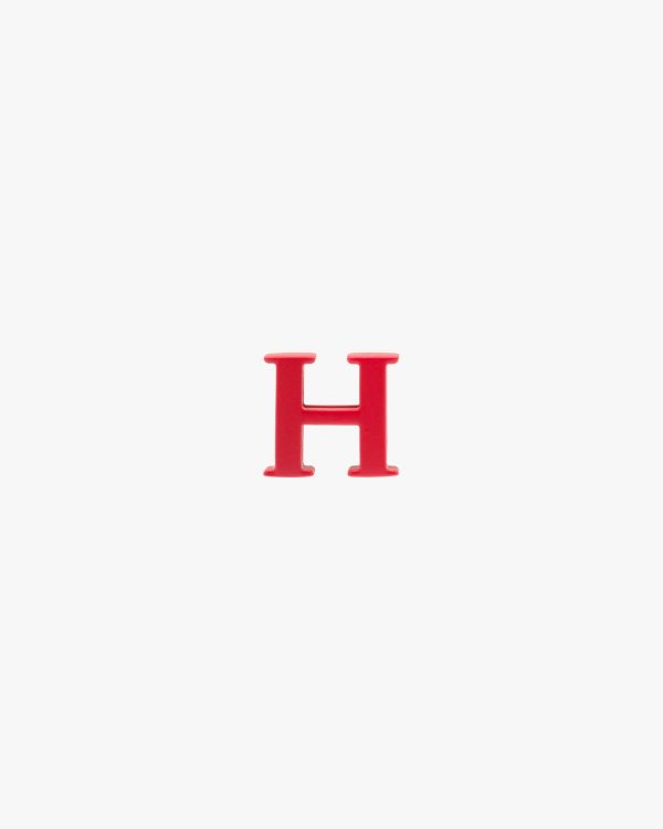 Red My Character sliding metal letter